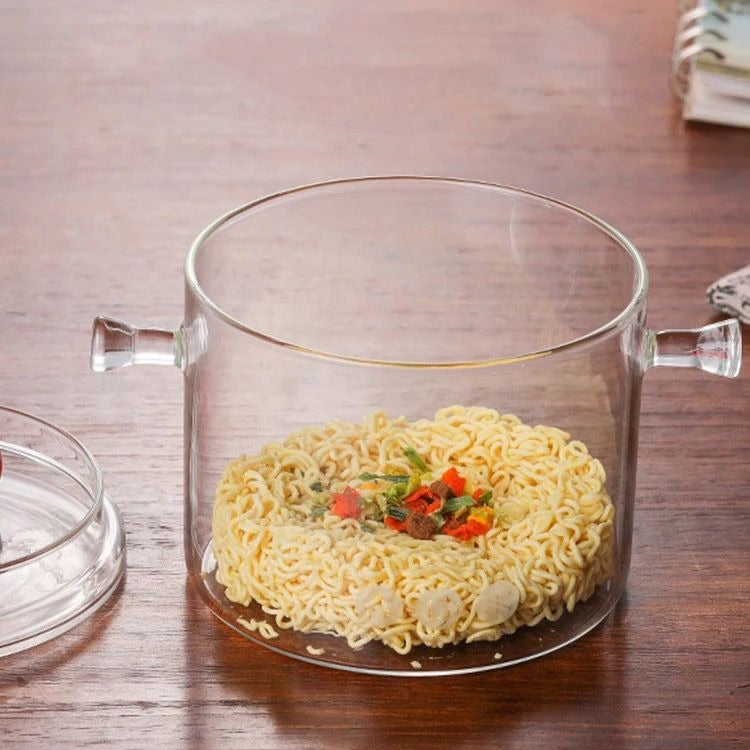 Olla Cacerola Transparente De Vidrio