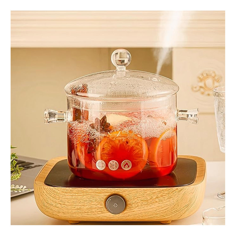 Olla Cacerola Transparente De Vidrio